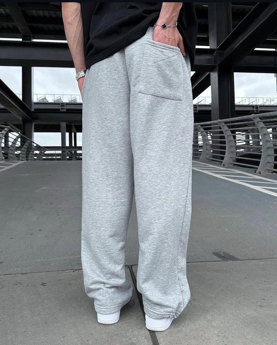 Pantalon Baggy en Coton