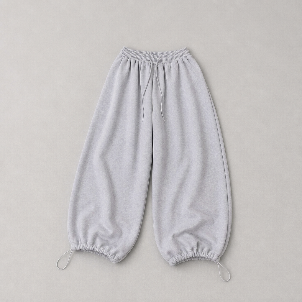 Pantalon Baggy en Coton