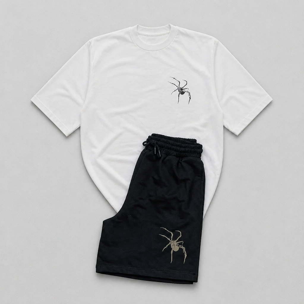 Ensemble T-Shirt & Short Spider – Unisexe