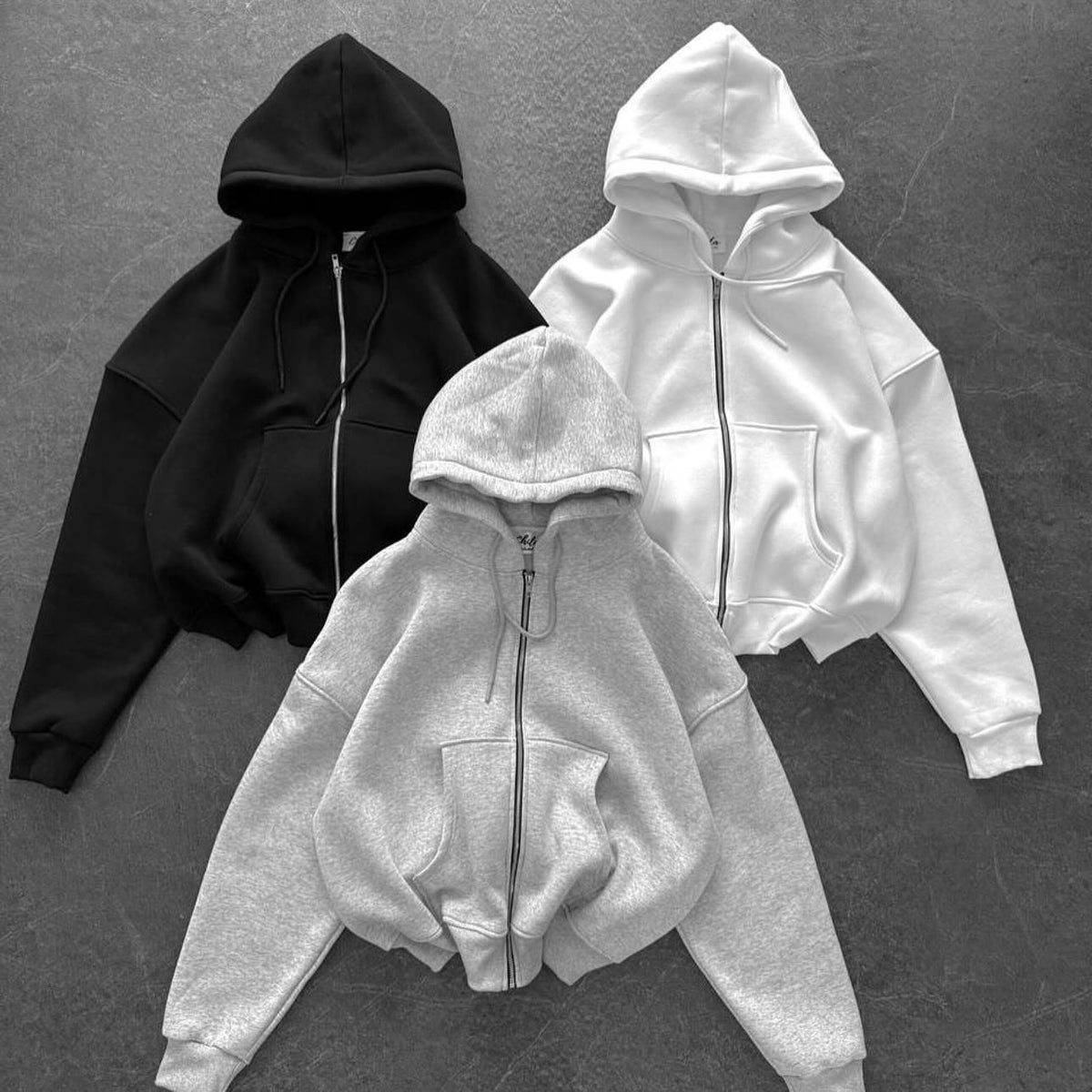 Capuche fermeture